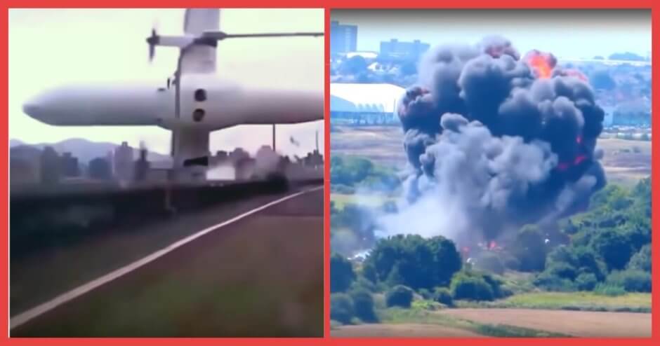 【恐怖映像】もう飛行機に乗れない…世界の飛行機事故の映像まとめ。これ何人死んだんだ……