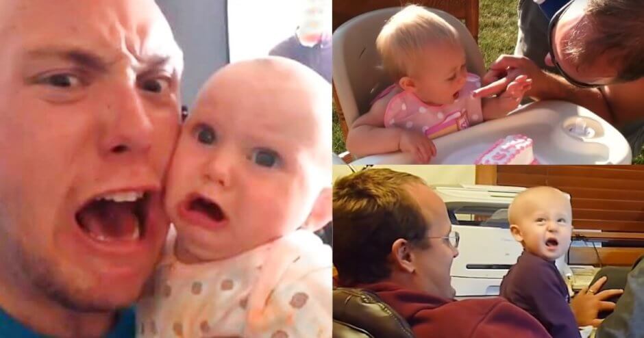 【ほっこり】パパが赤ちゃんを独特な方法であやす映像40連発ｗｗｗ